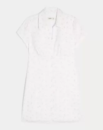 Abito camicia a maniche corte