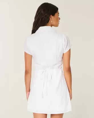 Abito camicia a maniche corte