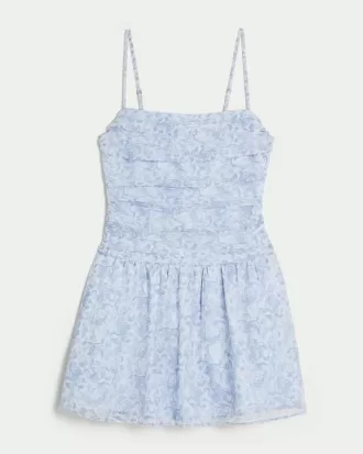 Abito gonna-pantalone in chiffon