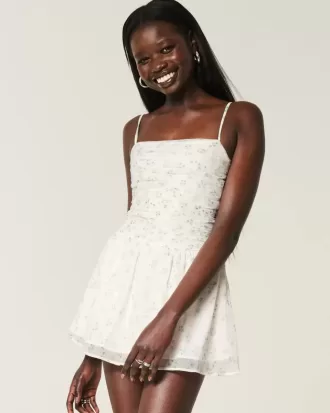 Abito gonna-pantalone in chiffon