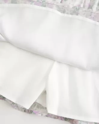 Abito gonna-pantalone in chiffon