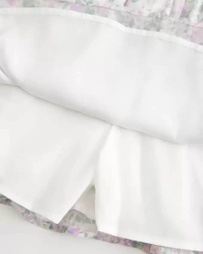 Abito gonna-pantalone in chiffon Abito gonna-pantalone in chiffon