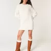 Abito in maglia a trecce comodo