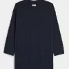 Abito in maglia a trecce comodo