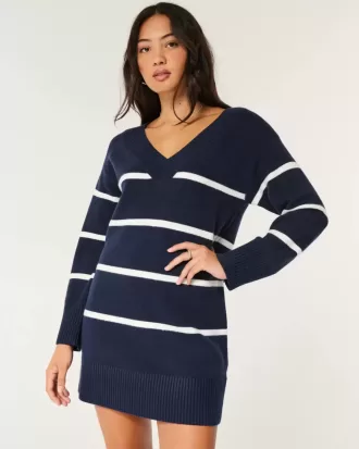 Abito in maglia di jersey con spalle scoperte