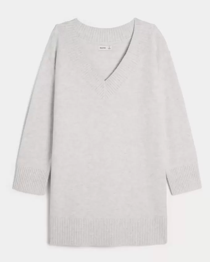 Abito in maglia di jersey con spalle scoperte