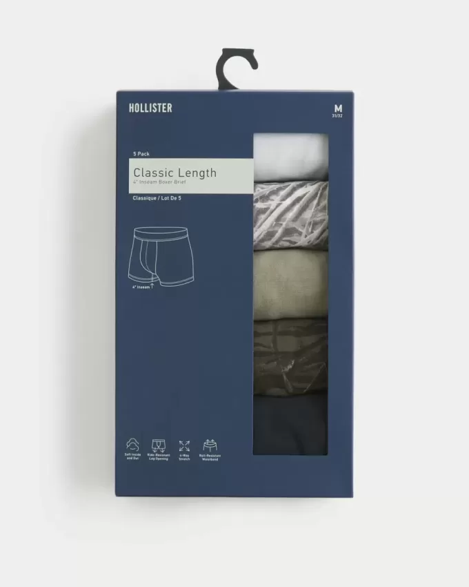 Boxer classici, confezione da 5