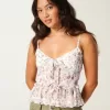 Camicetta con volant in chiffon