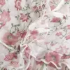 Camicetta con volant in chiffon
