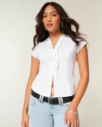 Camicia da smoking a maniche corte