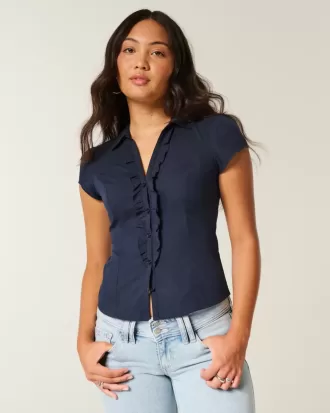 Camicia da smoking a maniche corte