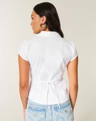 Camicia da smoking a maniche corte