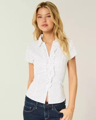 Camicia da smoking a maniche corte