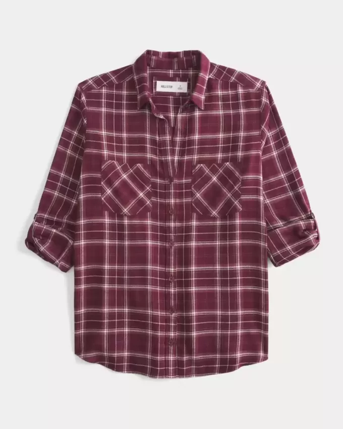 Camicia di flanella oversize