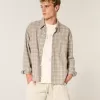 Camicia di flanella squadrata