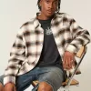Camicia di flanella squadrata