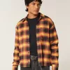 Camicia di flanella squadrata