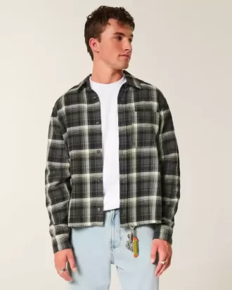 Camicia di flanella squadrata