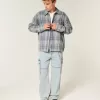 Camicia di flanella squadrata