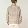 Camicia di flanella squadrata