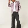 Camicia di flanella squadrata