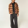 Camicia di flanella squadrata