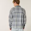 Camicia di flanella squadrata