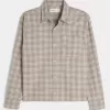 Camicia di flanella squadrata