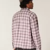 Camicia di flanella squadrata