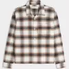 Camicia di flanella squadrata