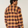 Camicia di flanella squadrata