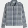 Camicia di flanella squadrata