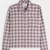 Camicia di flanella squadrata