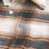 Camicia di flanella squadrata