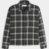 Camicia di flanella squadrata