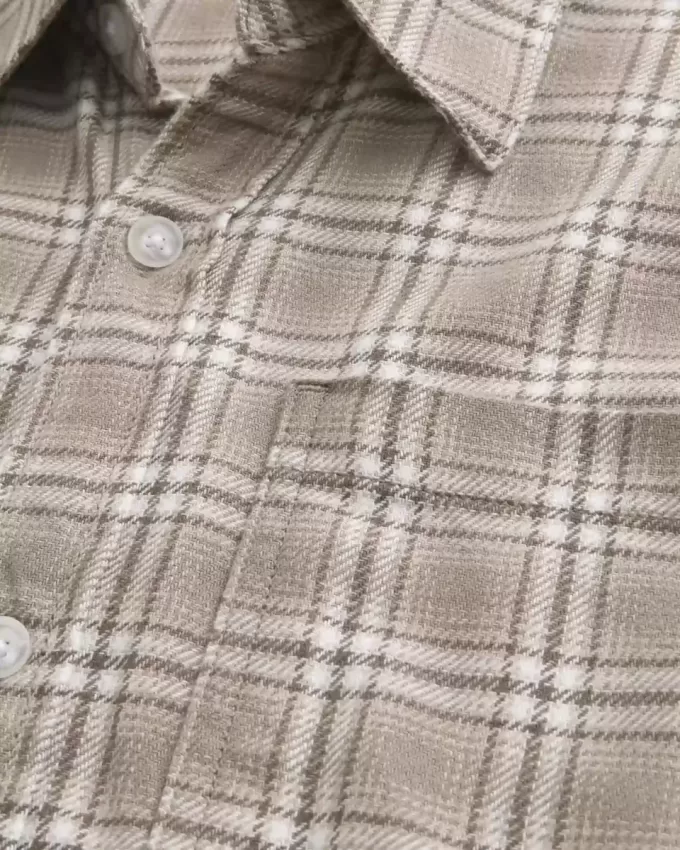 Camicia di flanella squadrata