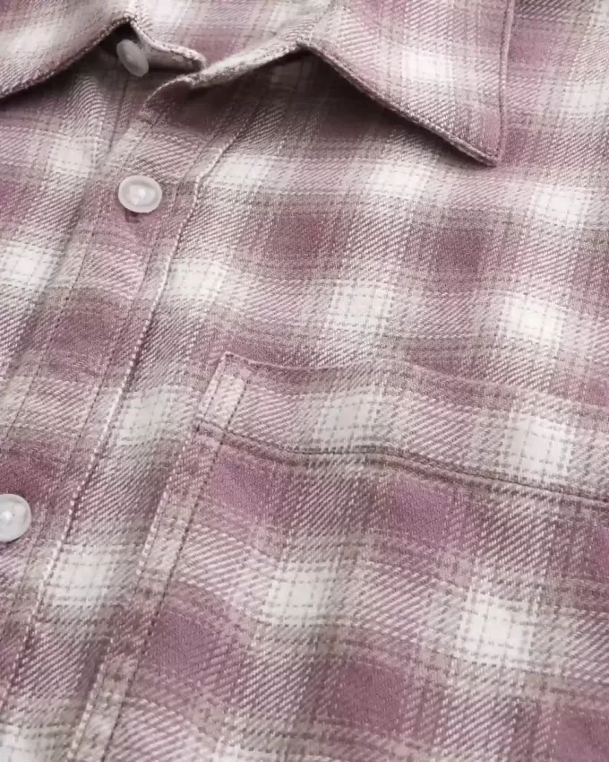 Camicia di flanella squadrata