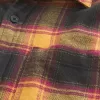 Camicia di flanella squadrata