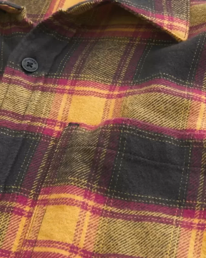 Camicia di flanella squadrata