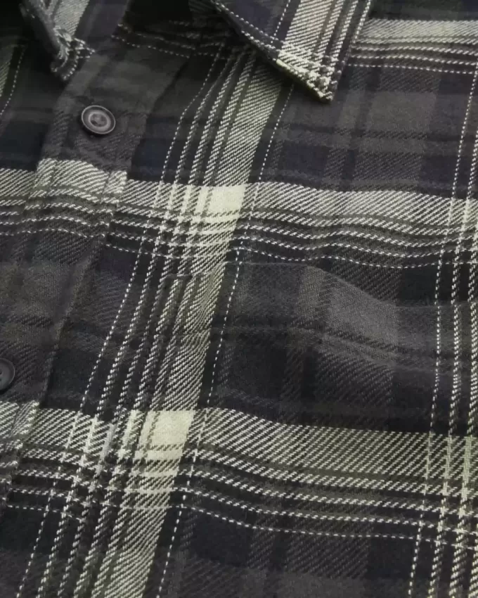 Camicia di flanella squadrata