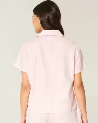 Camicia in cotone a maniche corte della classe del ’26
