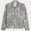Camicia in flanella mimetica squadrata