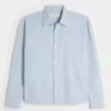 Camicia in misto lino con bottoni