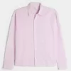 Camicia in misto lino con bottoni