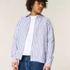 Camicia in misto lino rilassata