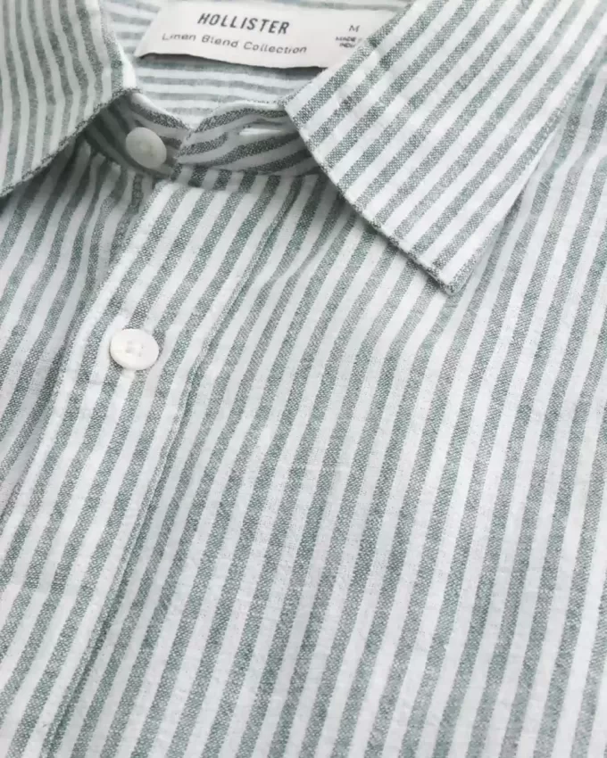 Camicia in misto lino rilassata