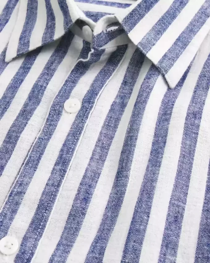 Camicia in misto lino rilassata
