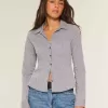 Camicia in popeline con bottoni