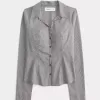 Camicia in popeline con bottoni