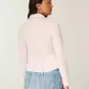 Camicia in popeline elasticizzato con bottoni